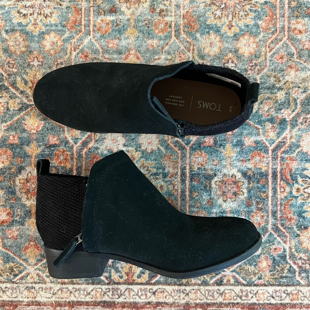 TOMS Classic Black Footwear